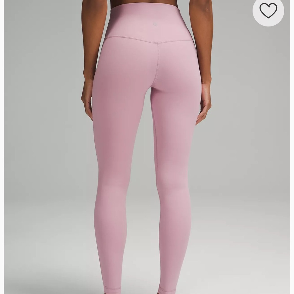 Lululemon align leggings- high rise;rose blush; size 8